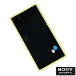 Дисплей для Sony D2203 (Xperia E3) модуль в сборе с тачскрином <зеленый> (оригинал)