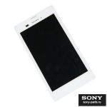 Дисплей для Sony D5103 (Xperia T3) модуль в сборе с тачскрином <белый> (оригинал)