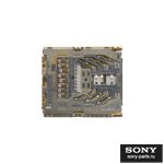 Разъем sim-карты для Sony G8441 (Xperia XZ1 Compact) в сборе с разъемом карты для памяти